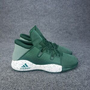 Adidas Pro Vision Shoes‎ Mens Size 15 Green White Basketball Sneakers Mid